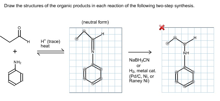 Draw the structures of the organic products in each reaction of the followi...