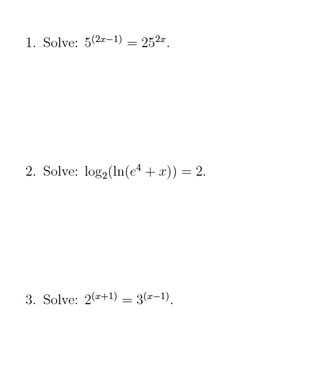 how to solve 5 2x 1