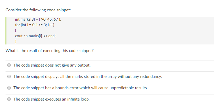 Solved Which One Of The Following Statements Is An Invalid Chegg Com