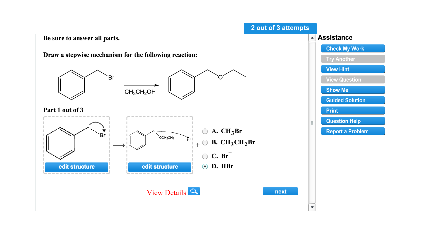 Solved Be Sure To Answer All Parts. Draw A Stepwise | Chegg.com