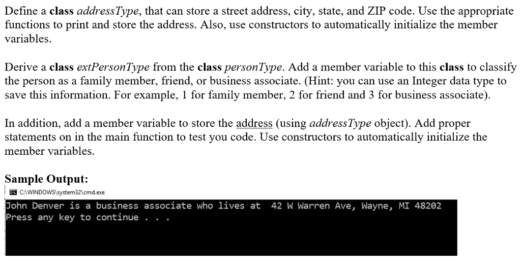 Solved Please Implement The Following Problem In Basic C++ | Chegg.com