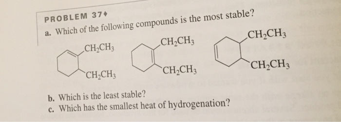 Solved A. Which Of The Following Compounds Is The Most | Chegg.com