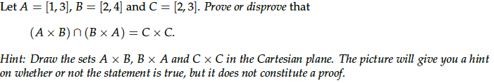 Solved Let A = [13), B = [2,4] And C = [2.3]. Prove Or | Chegg.com