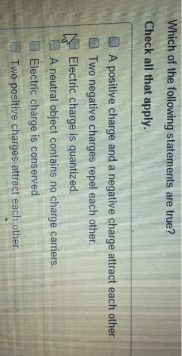 Solved Which of the following statements are true? A | Chegg.com