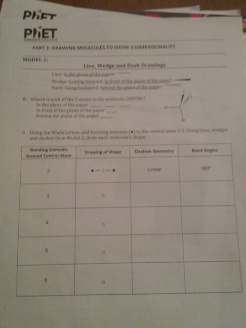 Phet Molecular Shapes Worksheet Answers - Your Name Molecule Shapes