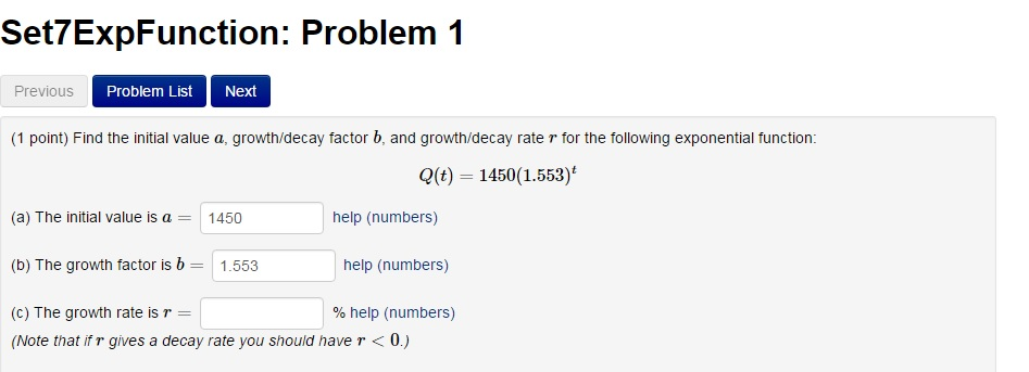 growth factor math calculator