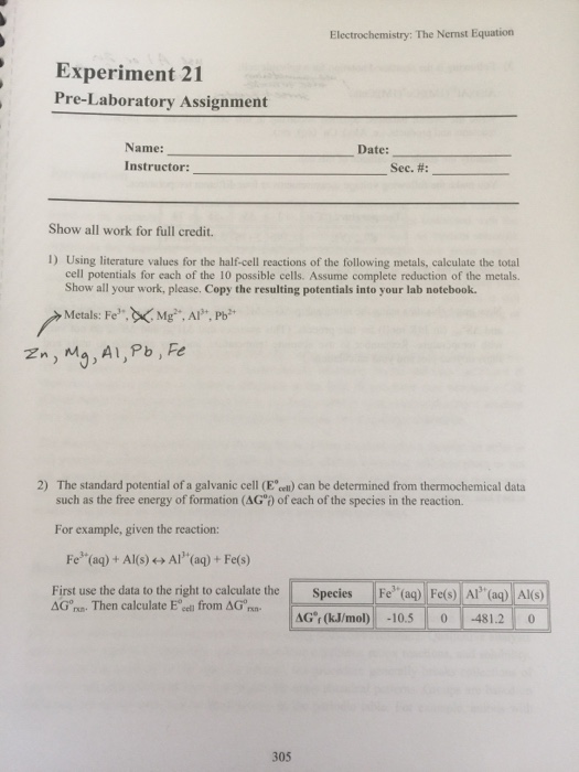 Solved Show all work for full credit. Using literature | Chegg.com