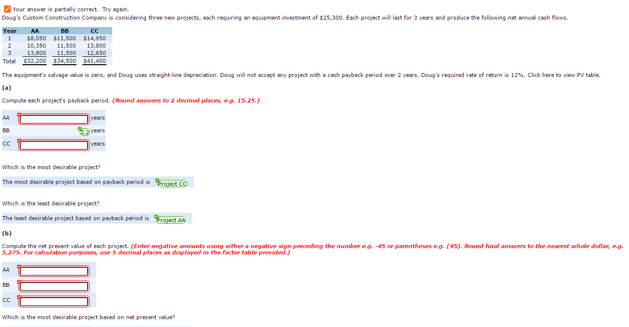 Solved Doug's Custom Construction Company is considering