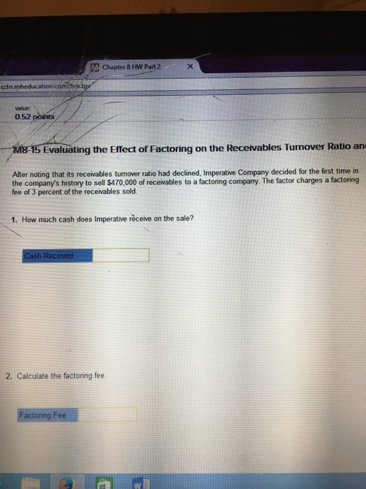 Solved After Noting That It s Receivables Turnover Ratio Had Chegg