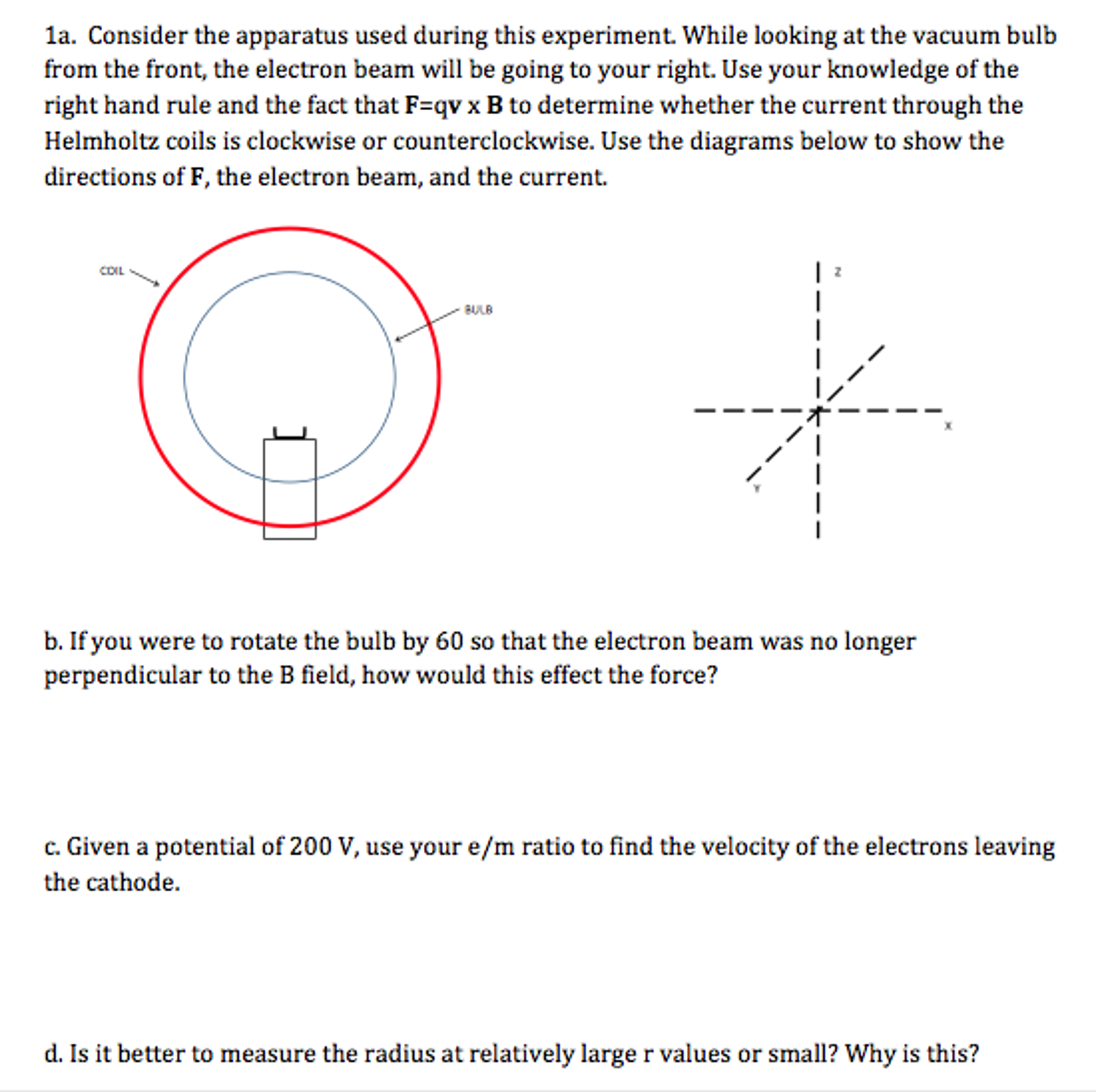 Solved Consider the apparatus used during this experiment | Chegg.com