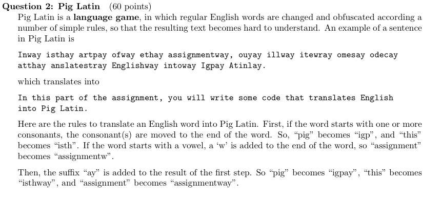 piglatin translator to english