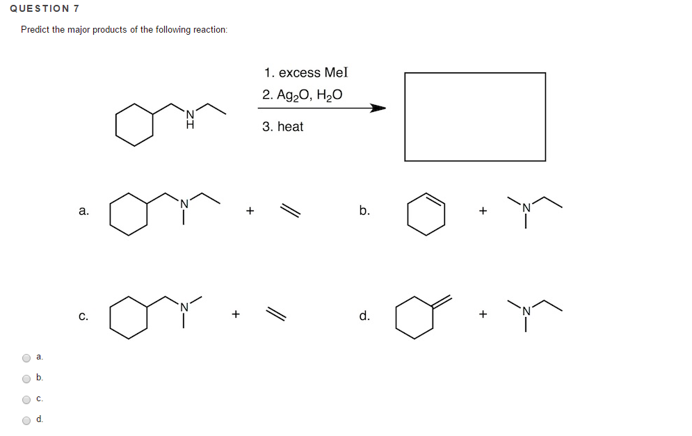 Solved Predict the major products of the following reaction: | Chegg.com