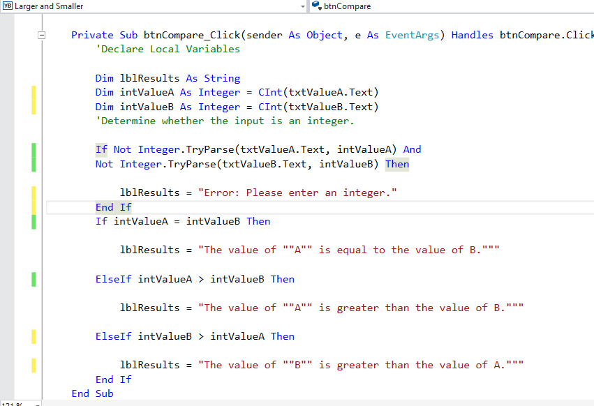 Solved What is wrong with my coding here? I'm using 2015 | Chegg.com