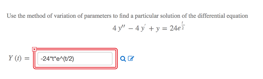 Solved Use The Method Of Variation Of Parameters To Find A Chegg Solved Use The Method Of Variation Of Parameters To Find A Chegg