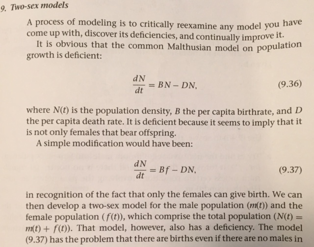 Two Sex Models A Process Of Modeling Is To Chegg Com