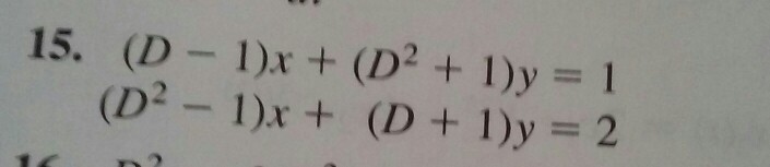 Solved In Problem 1 -20 solve the given system of | Chegg.com