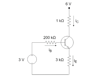 Solved Find the state of the BJT as well as iB, iC, iE, and | Chegg.com