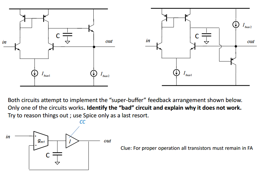 Solved Both circuits attempt to implement the