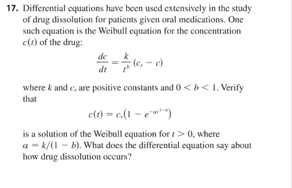 solved-differential-equations-have-been-used-extensively-in-chegg