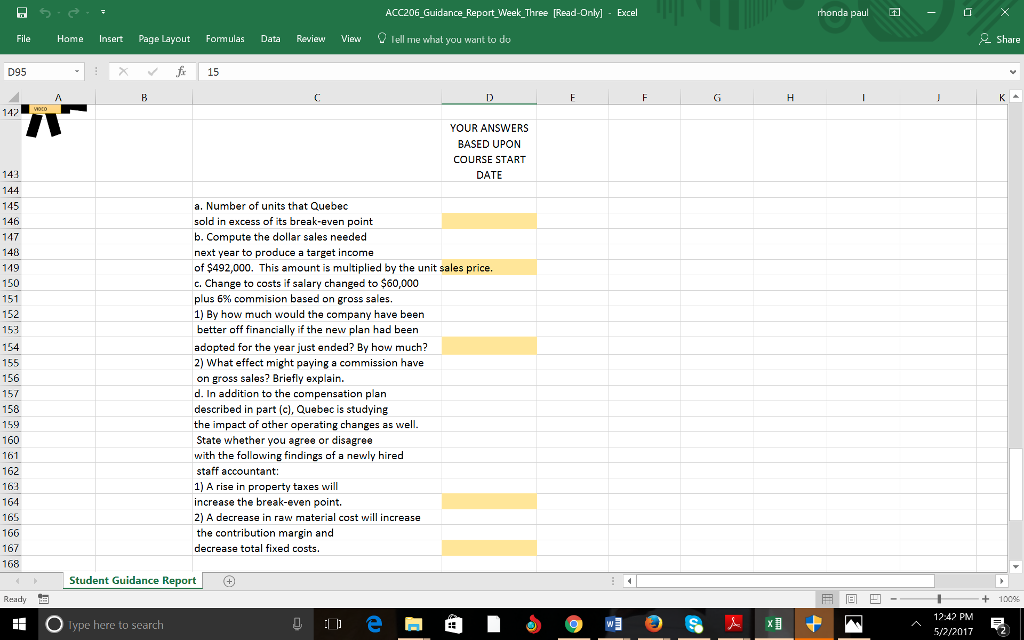 Solved Break-even and other CVP analysis Please | Chegg.com