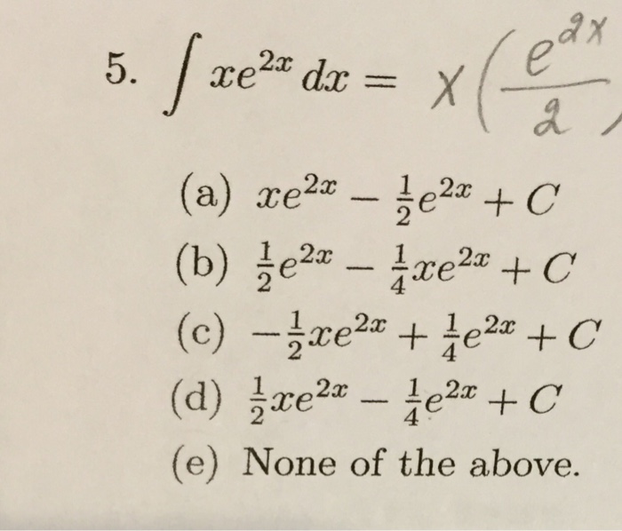 integral of xe x 1 x 2 dx
