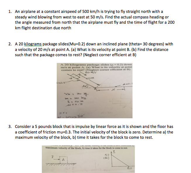 Solved An airplane at a constant airspeed of 500 km/h is | Chegg.com