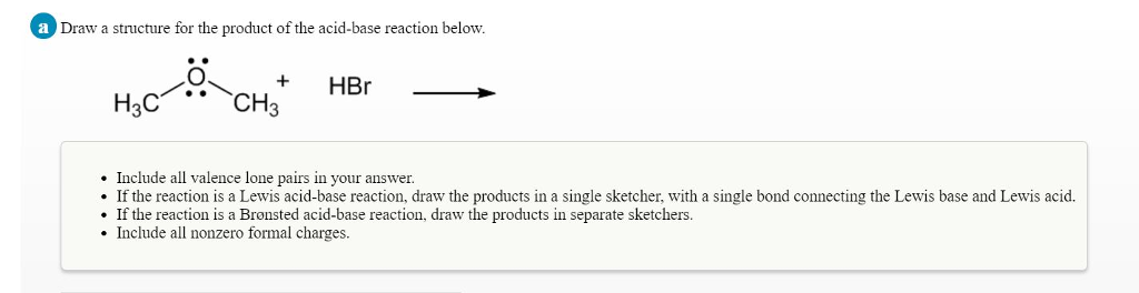 Solved Draw a structure for the product of the acid-base | Chegg.com