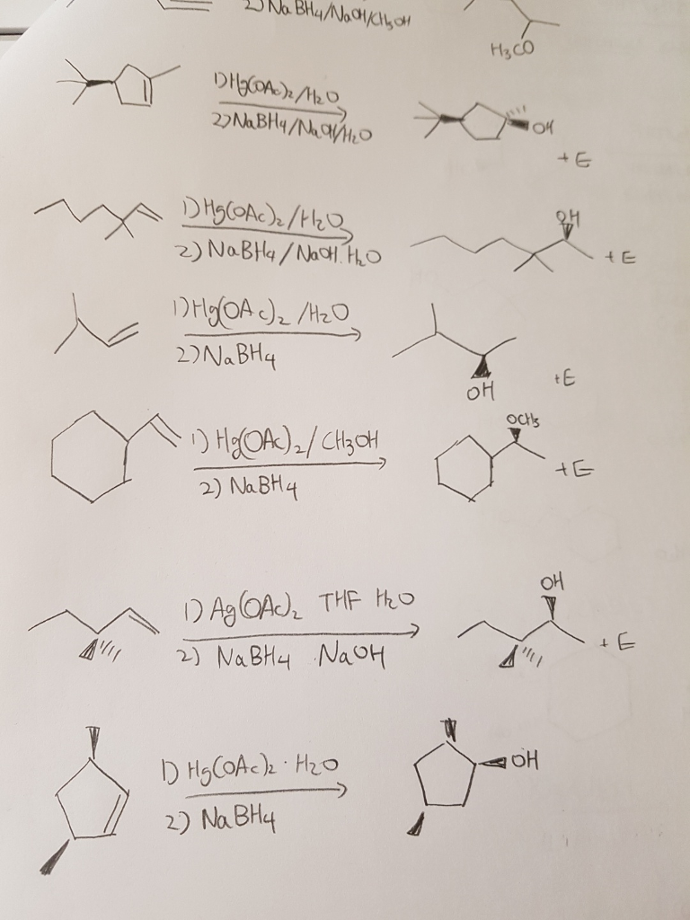 Solved What is the role of THF in alkene reactions? On | Chegg.com