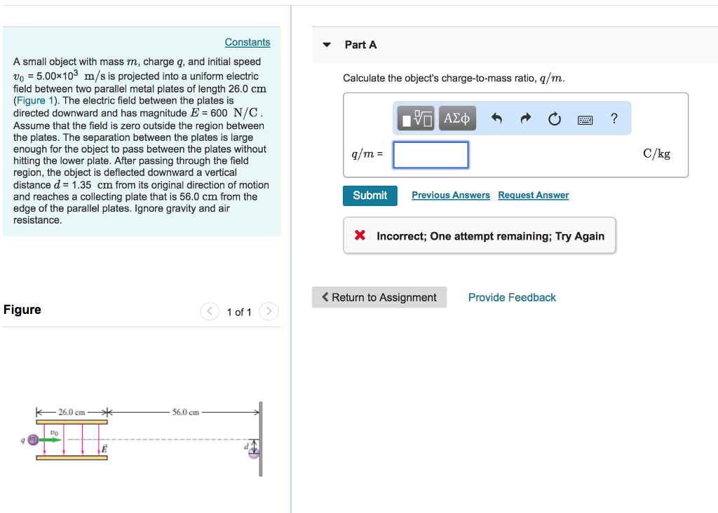 Solved nstants PartA A small object with mass m, charge q,