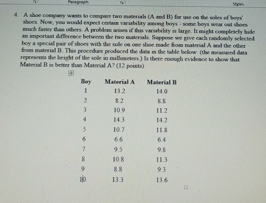 Solved 3 What Is The Key Difference Between A 1 sample Chegg