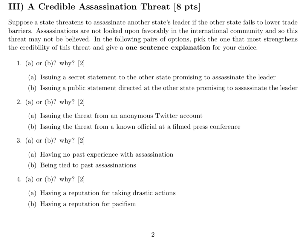 iii-a-credible-assassination-threat-8-pts-suppose-chegg