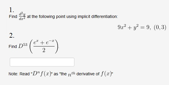 solved-find-d-2y-dx-2-at-the-following-point-using-chegg