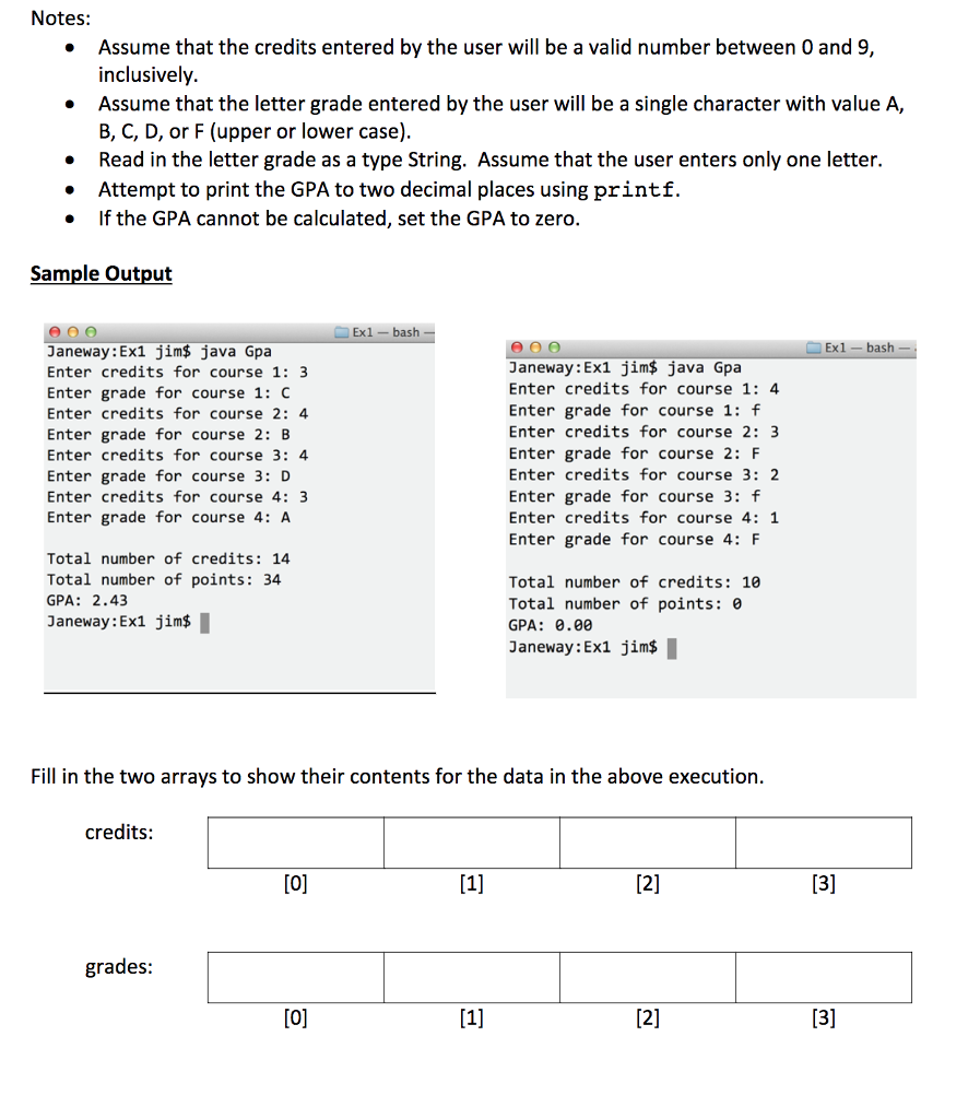 Letter Grade Calculator Java  TRELET