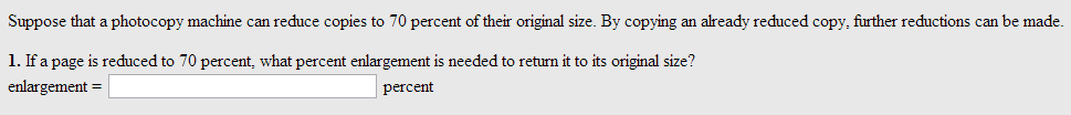 Solved Suppose that a photocopy machine can reduce co pi es | Chegg.com