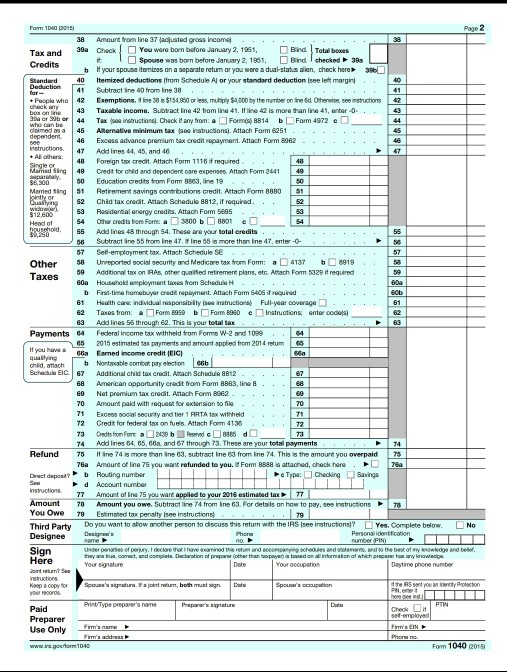 Individual Tax Return Problem 1 Required: .Use The | Chegg.com