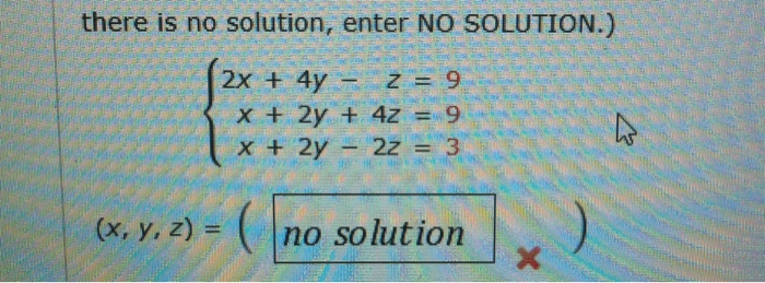 Solved Find The Complete Solution Of The Linear System, Or | Chegg.com