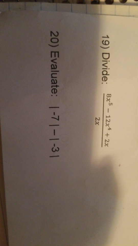 12 4 (- 3x 5 )- 8x 20