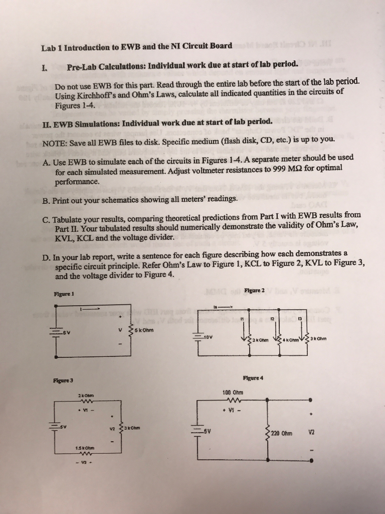 Solved Do not use EWB for this part. Read through the entire | Chegg.com