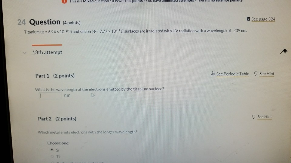 Solved This is a Mixed question/It is worth 4 polnts/ | Chegg.com