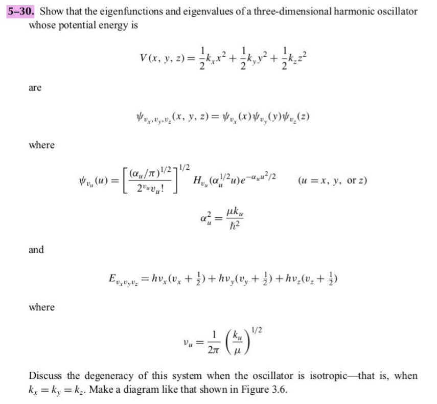Solved Show that the eigenfunctions and eigenvalues of a