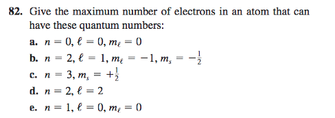 maximum number of electrons in n 2 l 1 ml 1