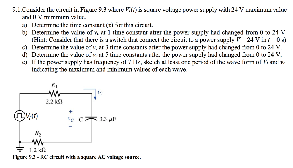 Solved Consider The Circuit In Figure Where Vi T Is Chegg Com