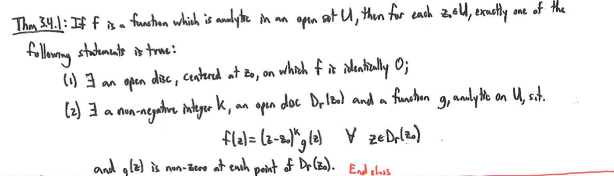 Solved If F Is A Function Which Is Analytic In An Open Set Chegg Com