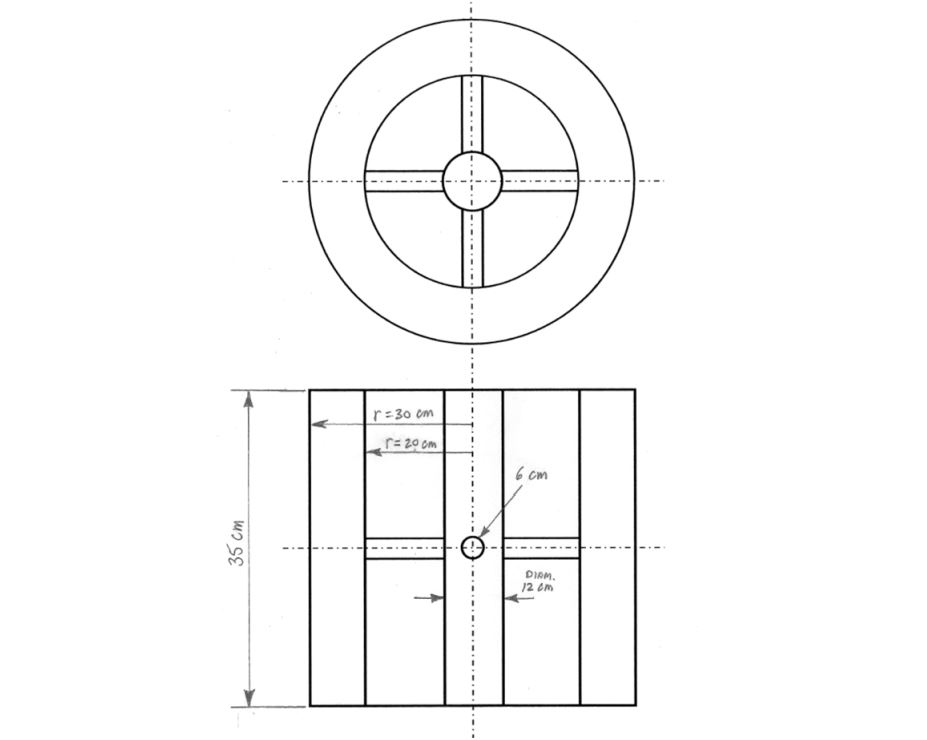 Solved 4) A flywheel has the following dimensions as