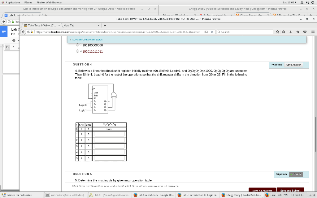 Solved Applications Places Firefox Web Browser Sat 13:06. A | Chegg.com