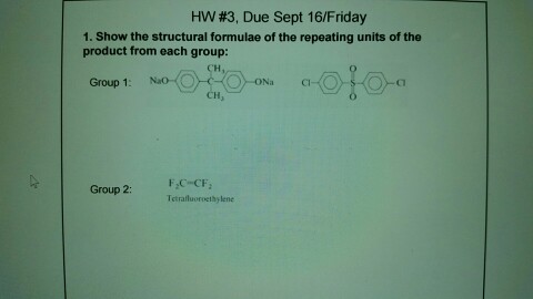 pg online homework 4 polymers answers