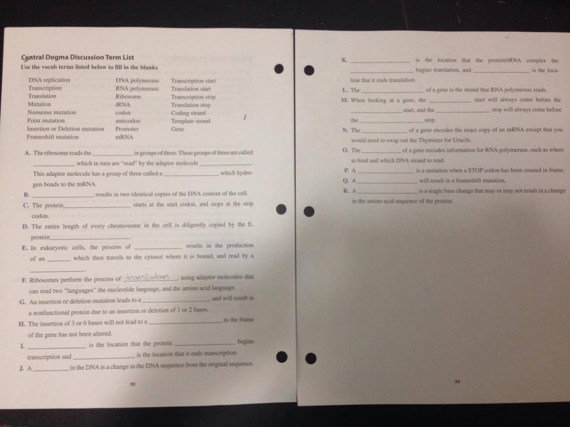 Solved The ribosome reads the in groups of three. These