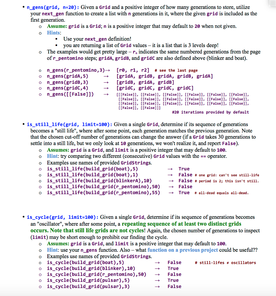 Solved Read_coords(s): Given a GridString s, read through it | Chegg.com