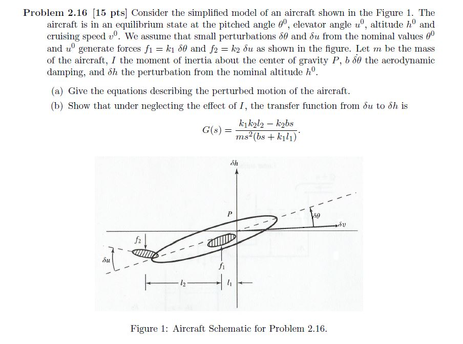 Consider the simplified model shown. Find the state | Chegg.com