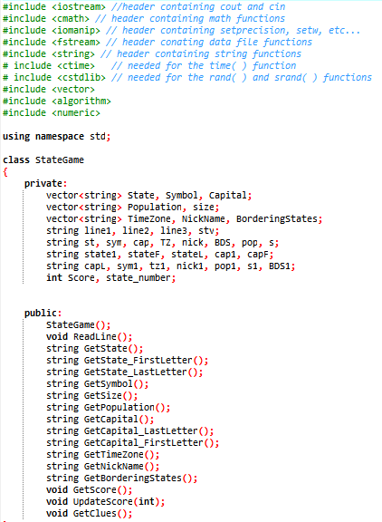 Solved #include iostream> //header containing cout and cin | Chegg.com